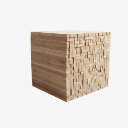 木头正方形素材