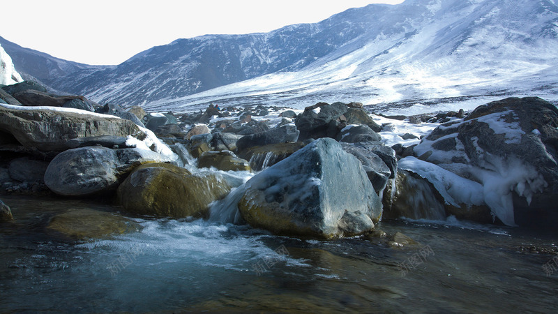 青海祁连山冰雪十psd免抠素材_新图网 https://ixintu.com 名胜古迹 旅游风景 著名建筑