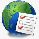 清单地球全球服务世界愉快的图标png_新图网 https://ixintu.com Checklist earth global service world 世界 全球 地球 服务 清单