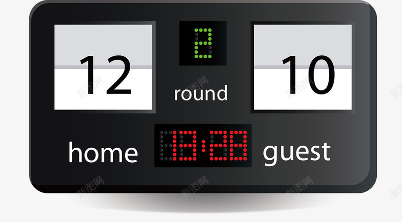 卡通计分器矢量图ai免抠素材_新图网 https://ixintu.com PNG图 PNG图下载 体育用品 创意卡通 卡通 卡通插图 插图 计分器 矢量图