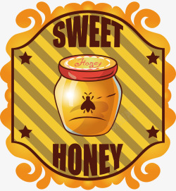 蜂蜜标贴蜂蜜标贴高清图片