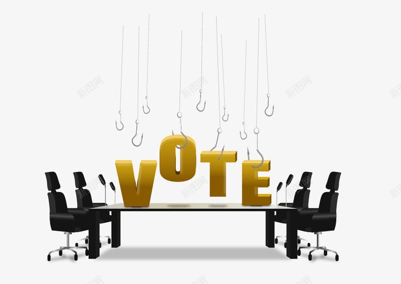 vote商务会议矢量图ai免抠素材_新图网 https://ixintu.com vote商务会议 办公 商务会议室 座椅 桌子 矢量图