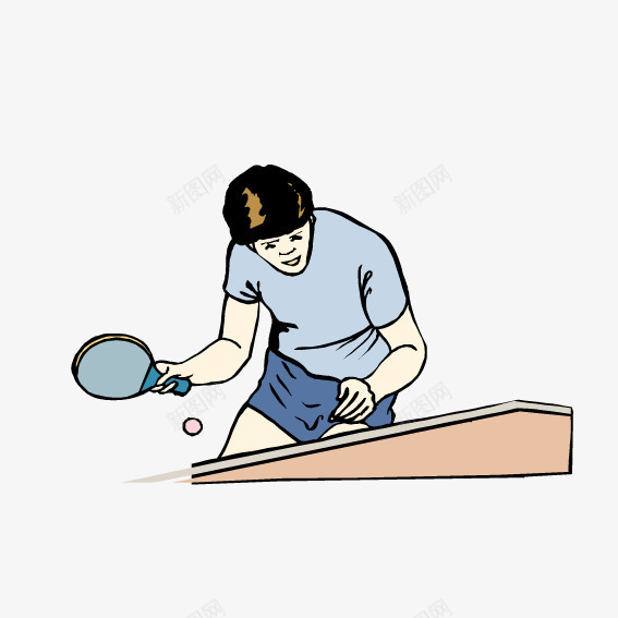 兵乓球比赛png免抠素材_新图网 https://ixintu.com 乒乓球 比赛 运动员
