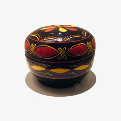 木漆彝族漆器碗高清图片