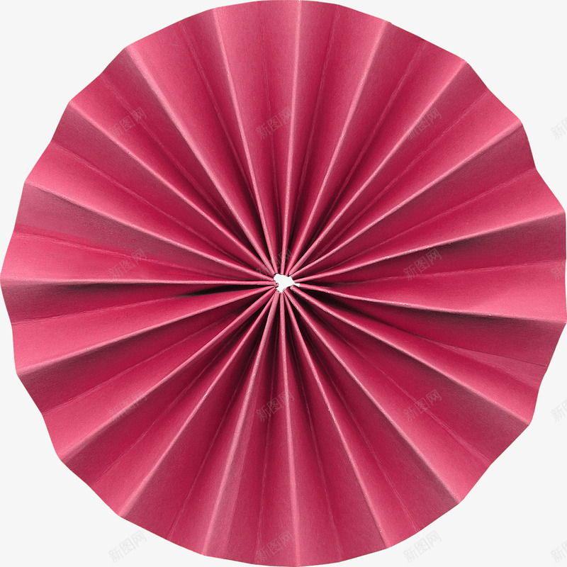 红色创意折纸圆png免抠素材_新图网 https://ixintu.com 创意折纸圆 折纸圆 红色折纸圆