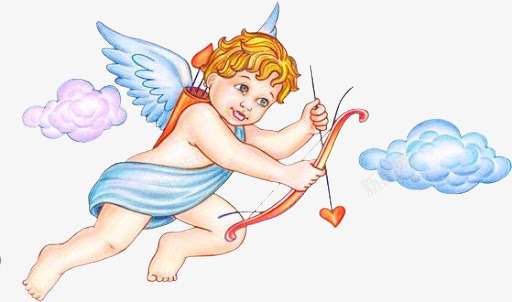 天使丘比特png免抠素材_新图网 https://ixintu.com 丘比特 创意 卡通 天使 手绘