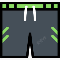 短的短裤短图标高清图片