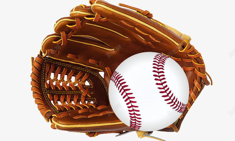 棒球和手套png免抠素材_新图网 https://ixintu.com 棒球和手套体育用品