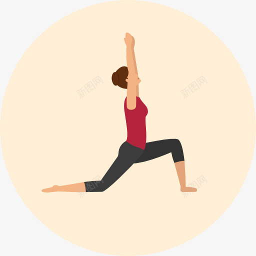 瑜伽图标png_新图网 https://ixintu.com 放松 普拉提 瑜伽的姿势 运动和比赛 锻炼