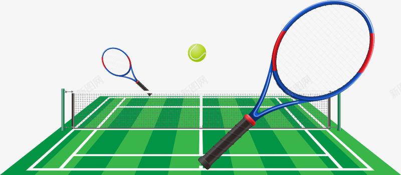 创意网球运动png免抠素材_新图网 https://ixintu.com 体育 创意网球运动 网球 网球运动 运动