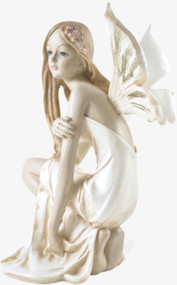 美女天使雕塑素材