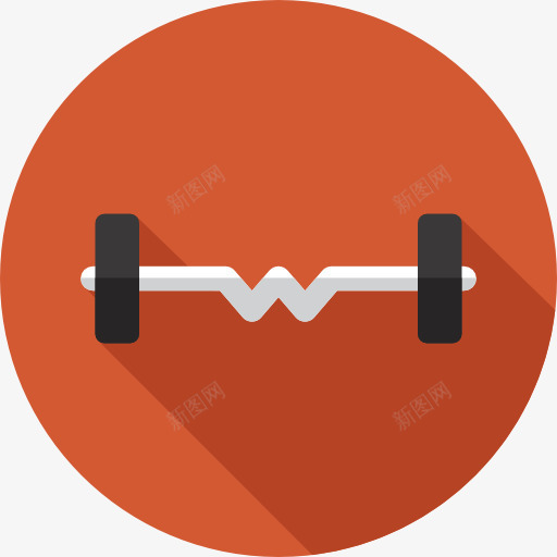 重量图标png_新图网 https://ixintu.com 举重 体育竞赛 体重 健身房 哑铃 器皿 工具 运动