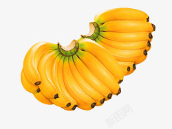 成熟的香蕉素材