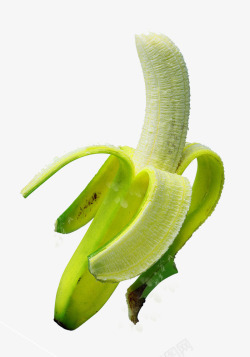 青香蕉剥皮青香蕉高清图片