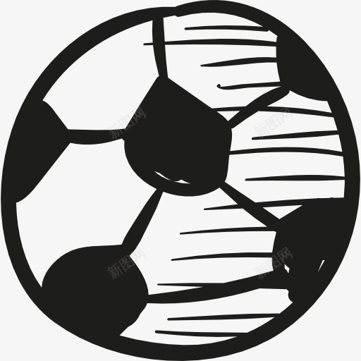 操场上的足球图标png_新图网 https://ixintu.com 体育 足球 足球球 运动球类