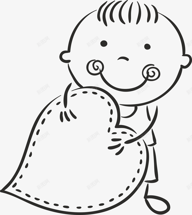 可爱的小朋友png免抠素材_新图网 https://ixintu.com 儿童 儿童手绘 儿童线稿 卡通小孩 孩子 小盆友 手绘儿童 手绘小孩 男孩