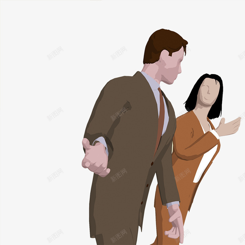 商务插图客户沟通场景png免抠素材_新图网 https://ixintu.com 商务协调 商务洽谈 商务矢量插图客户沟通场景 客户之间 客户服务 客户沟通 沟通