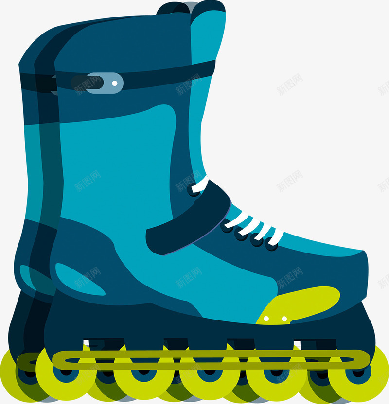 旱冰鞋png免抠素材_新图网 https://ixintu.com 体育 旱冰鞋 滑冰 滚轴 运动