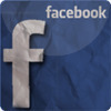 Facebook折纸风格社交媒体图标图标