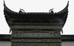 中式屋檐建筑装饰素材