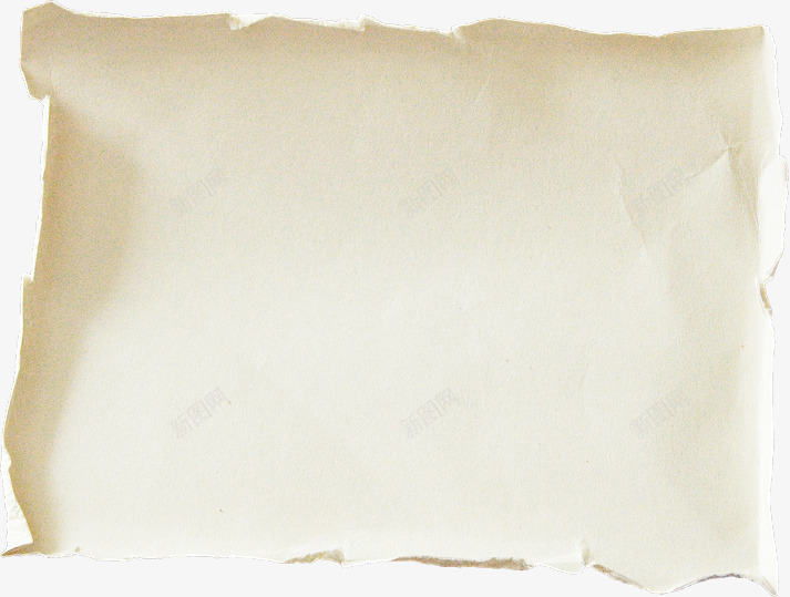 边缘破损的折纸白色干净折纸png免抠素材_新图网 https://ixintu.com 干净 白色 破损 边缘