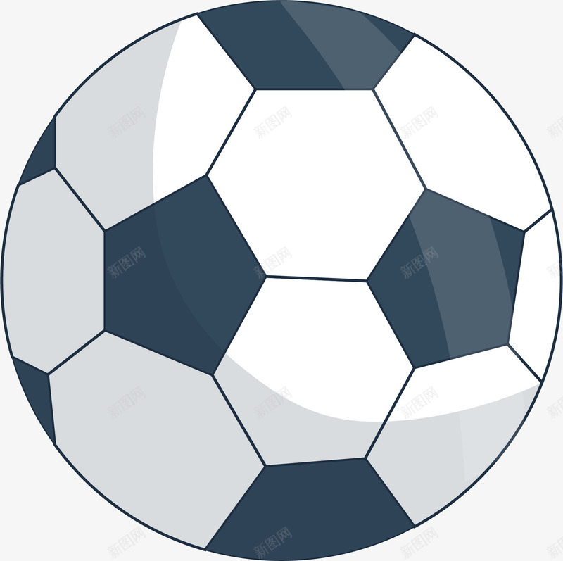 卡通足球图标UI矢量图eps_新图网 https://ixintu.com 世界杯 卡通足球图标UI设计 足球 足球图标 足球图标设计 足球比赛 矢量图