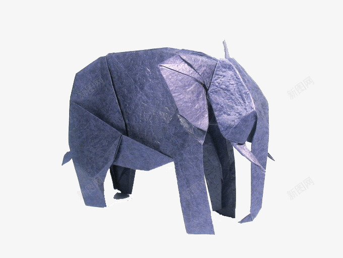 大象折纸艺术png免抠素材_新图网 https://ixintu.com 创意 动物 动物折纸 大象 折纸 艺术