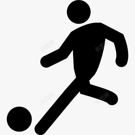 足球运动员设置球图标png_新图网 https://ixintu.com 体育 播放器设置 环境 球 足球 足球运动员 踢