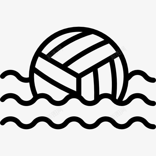 水球比赛图标png_新图网 https://ixintu.com 体育 游泳 游泳池 运动 运动球类