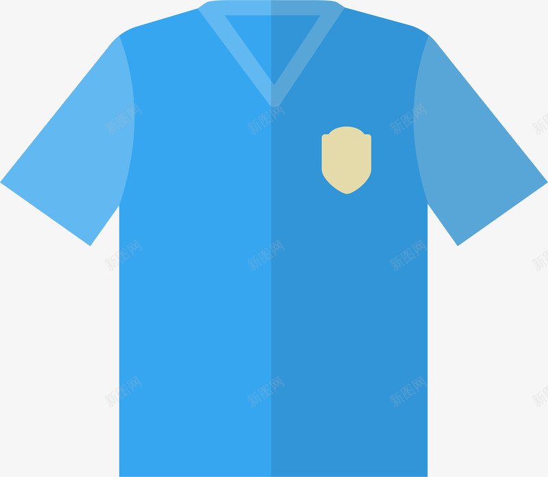 卡通手绘蓝色球衣案矢量图图标ai_新图网 https://ixintu.com 世界杯 卡通蓝色球衣图标UI设计 图标 图标设计 蓝色球衣 足球 足球蓝色球衣比赛 矢量图