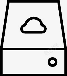 服务器云Lineaoutlineicons图标png_新图网 https://ixintu.com cloud server 云 服务器