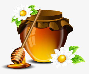 蜂蜜png免抠素材_新图网 https://ixintu.com 罐子 花 花卉 蜂蜜 蜜