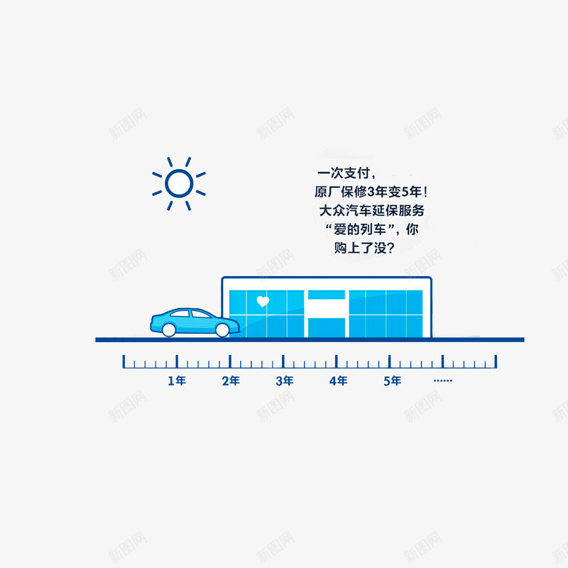 汽车延保服务图标png_新图网 https://ixintu.com 延保服务 装饰图案