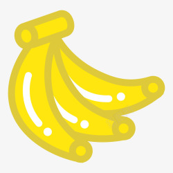 卡通水果维生素营养香蕉素材