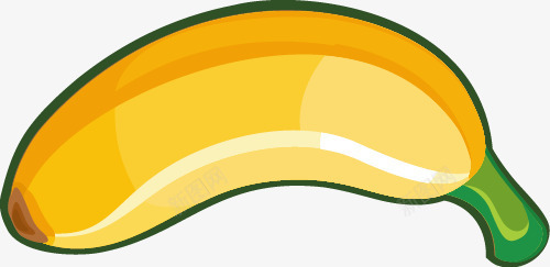 手绘黄色香蕉可爱png免抠素材_新图网 https://ixintu.com 可爱 香蕉 黄色