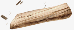 一块被砍碎的木头素材