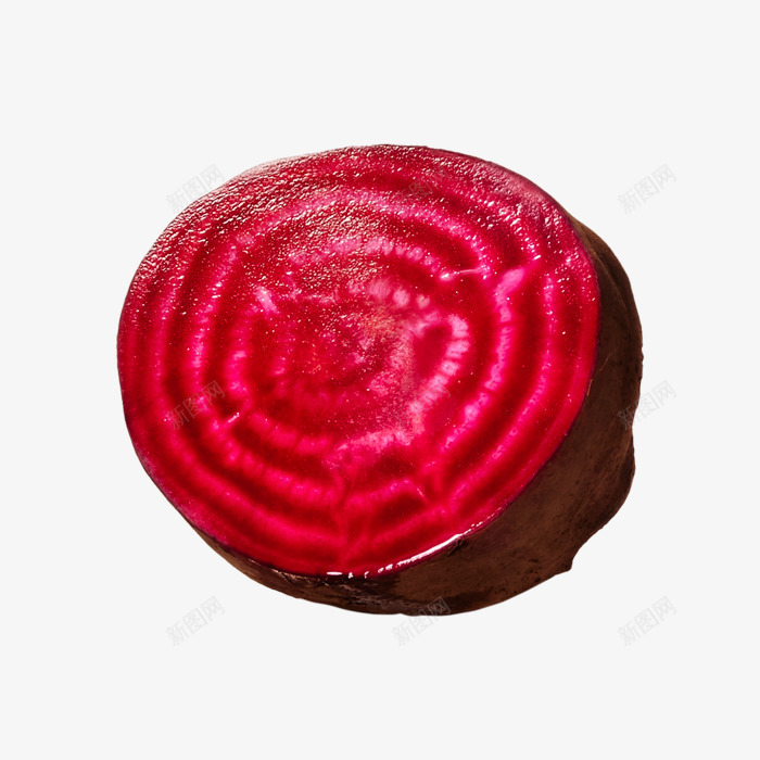 新鲜的紫薯png免抠素材_新图网 https://ixintu.com 切割面 红色 红薯 美食 蔬菜 颜色鲜艳 食材