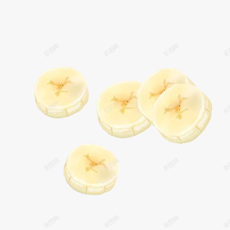 切开的香蕉png免抠素材_新图网 https://ixintu.com 切开的香蕉 卡通香蕉 背景装饰 食物 香蕉水果