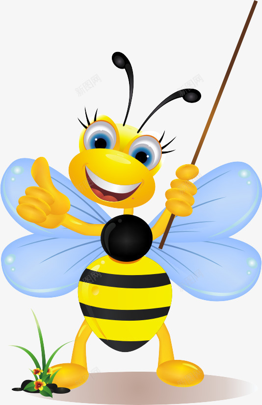 蜜蜂卡通png免抠素材_新图网 https://ixintu.com 昆虫 蜂蜜 蜜蜂