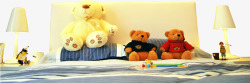 儿童房室内设计创意室内儿童房熊娃娃摄影高清图片