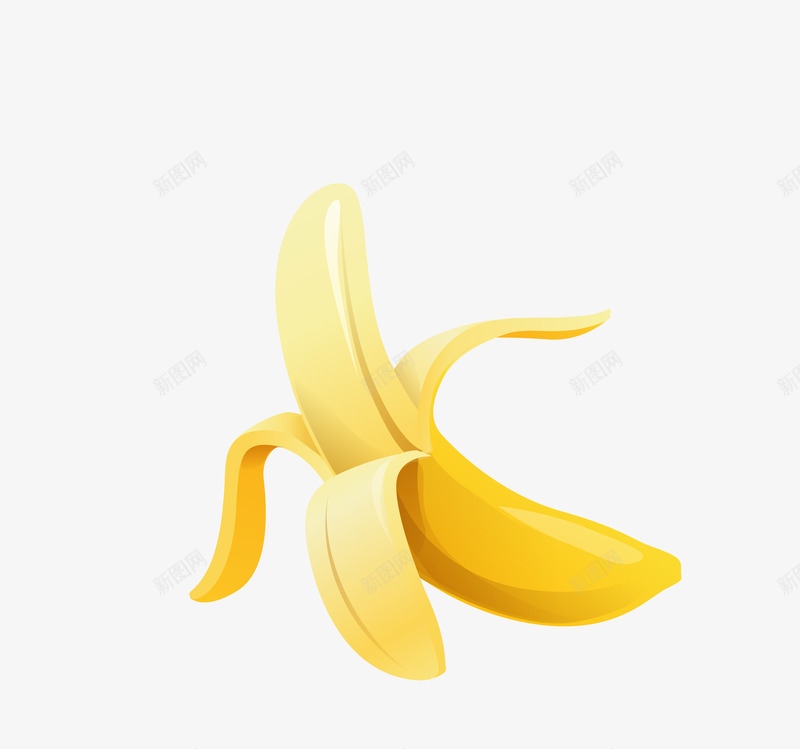 黄色水果香蕉矢量图eps免抠素材_新图网 https://ixintu.com 水果 矢量香蕉 香蕉 黄色香蕉 矢量图