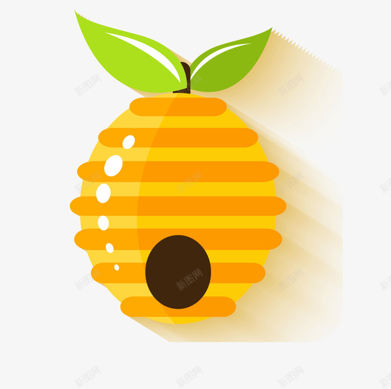 黄色卡通蜂巢png免抠素材_新图网 https://ixintu.com 卡通蜂蜜 甜美蜂蜜 简约蜜蜂 蜜蜂 装饰图案 黄色蜂巢