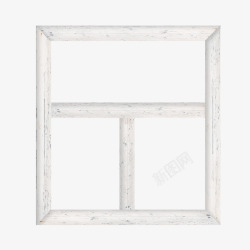 矩形窗户木制窗户框架高清图片