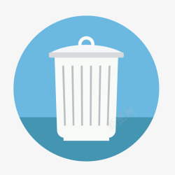清扫垃圾酒店清扫服务垃圾桶标矢量图图标高清图片