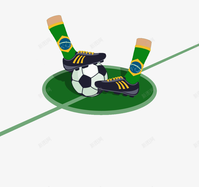 巴西球员足球比赛png免抠素材_新图网 https://ixintu.com 巴西 巴西球员 比赛 足球 足球比赛