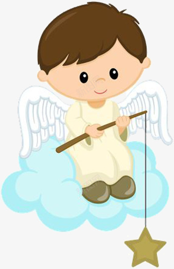天使小男孩png免抠素材_新图网 https://ixintu.com 云上的天使 卡通天使 卡通男孩 男孩 装饰素材