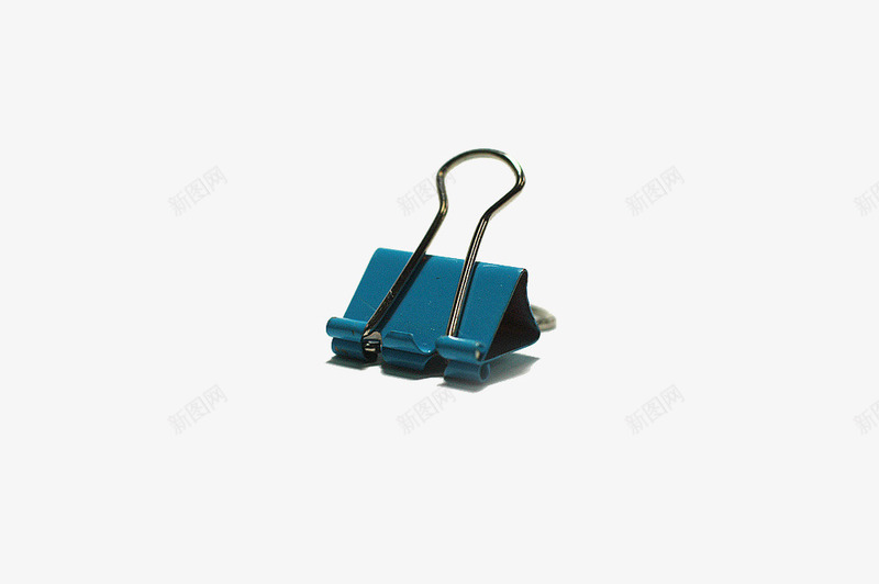 一个蓝色长尾夹png免抠素材_新图网 https://ixintu.com 夹子 学习用品 文具 蓝色夹子 长尾夹