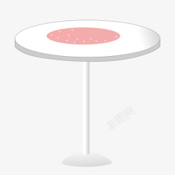 圆形客厅桌布北欧餐桌圆形桌子高清图片