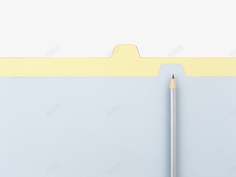 文件夹和笔png免抠素材_新图网 https://ixintu.com 办公用品 学习用品 文件夹 文具 蓝色文件夹 铅笔 黄色文件夹