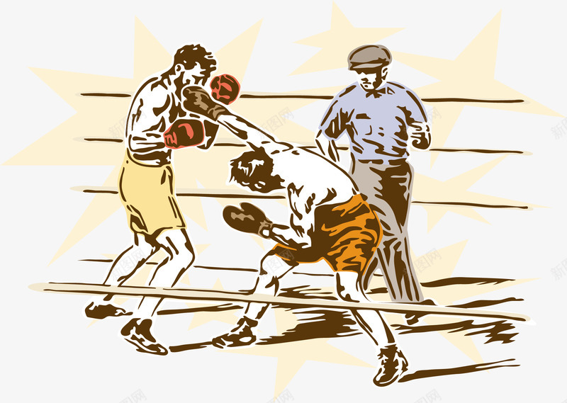 拳击运动png免抠素材_新图网 https://ixintu.com 体育比赛 体育运动 体育项目 拳击运动 比赛项目